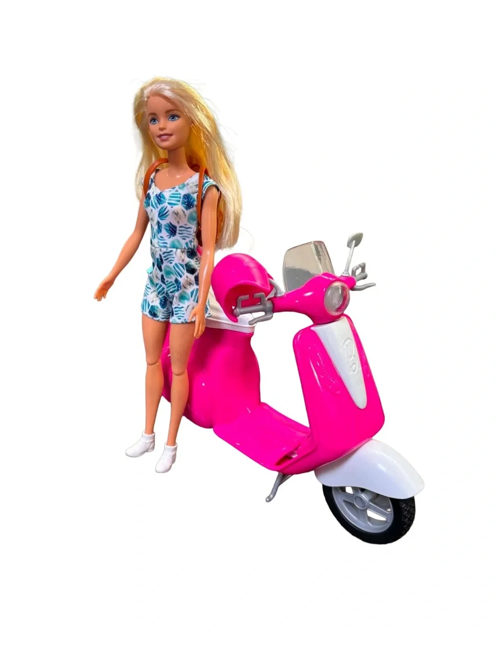 Barbie and Vespa Scooter Doll & Playset By Mattel